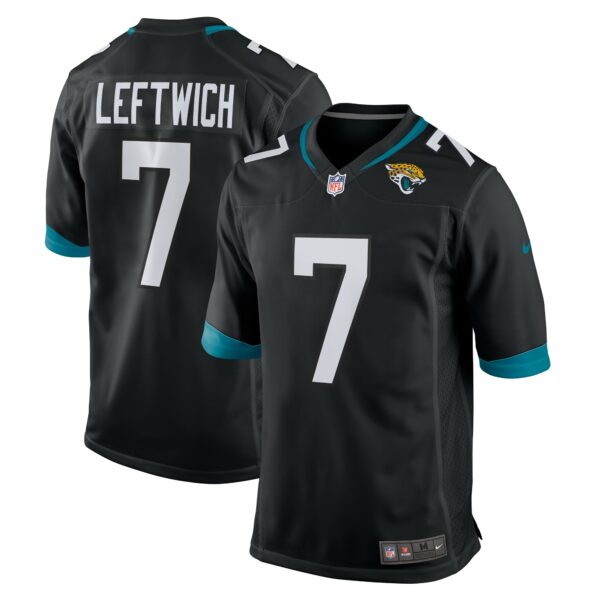 Men’s Jacksonville Jaguars Byron Leftwich Nike Black Alternate Retired Player Game Jersey