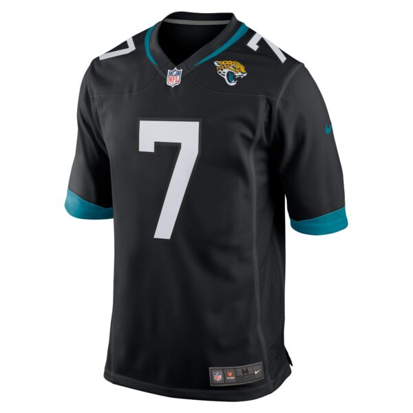 Men’s Jacksonville Jaguars Byron Leftwich Nike Black Alternate Retired Player Game Jersey