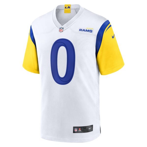 Men’s Los Angeles Rams Byron Young Nike White Team Game Jersey