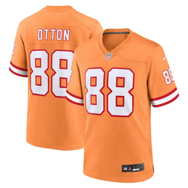 Men’s Tampa Bay Buccaneers Cade Otton Nike Orange Throwback Game Jersey