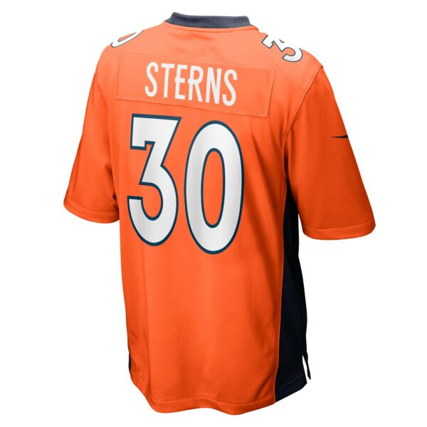 Men’s Denver Broncos Caden Sterns Nike Orange Game Jersey