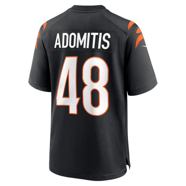 Men’s Cincinnati Bengals Cal Adomitis Nike Black Game Player Jersey