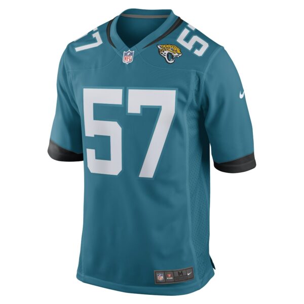 Men’s Jacksonville Jaguars Caleb Johnson Nike Teal Game Player Jersey