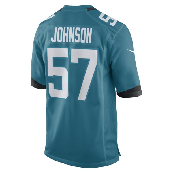 Men’s Jacksonville Jaguars Caleb Johnson Nike Teal Game Player Jersey