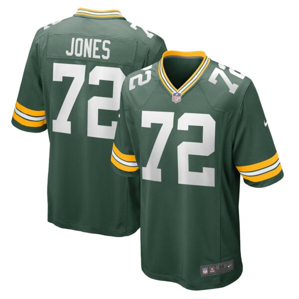 Men’s Green Bay Packers Caleb Jones Nike Green Game Player Jersey