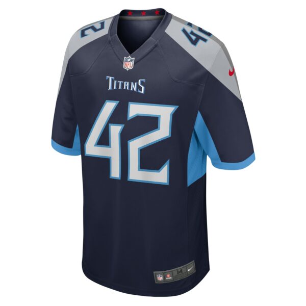 Men’s Tennessee Titans Caleb Murphy Nike Navy Team Game Jersey