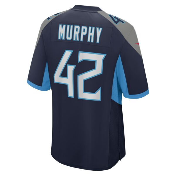 Men’s Tennessee Titans Caleb Murphy Nike Navy Team Game Jersey