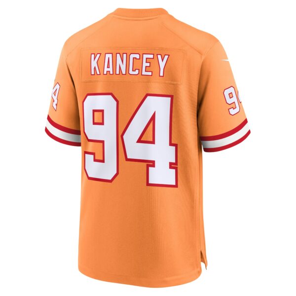 Men’s Tampa Bay Buccaneers Calijah Kancey Nike Orange Alternate Team Game Jersey