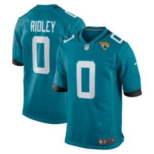 Men's Jacksonville Jaguars Calvin Ridley Nike Teal Game Player Jersey