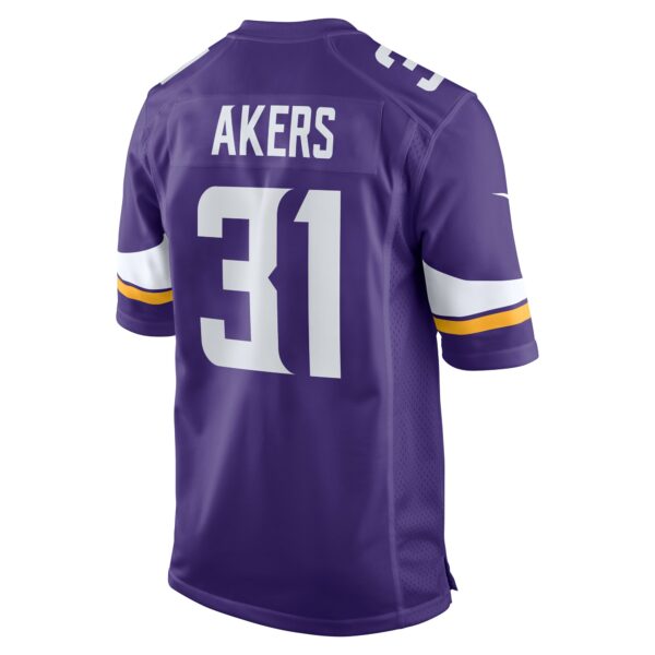 Men’s Minnesota Vikings Cam Akers Nike Purple Game Jersey