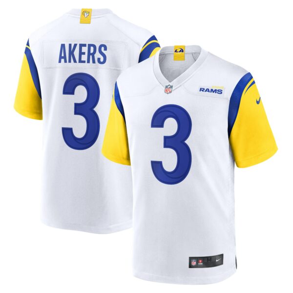 Men’s Los Angeles Rams Cam Akers Nike White Game Jersey