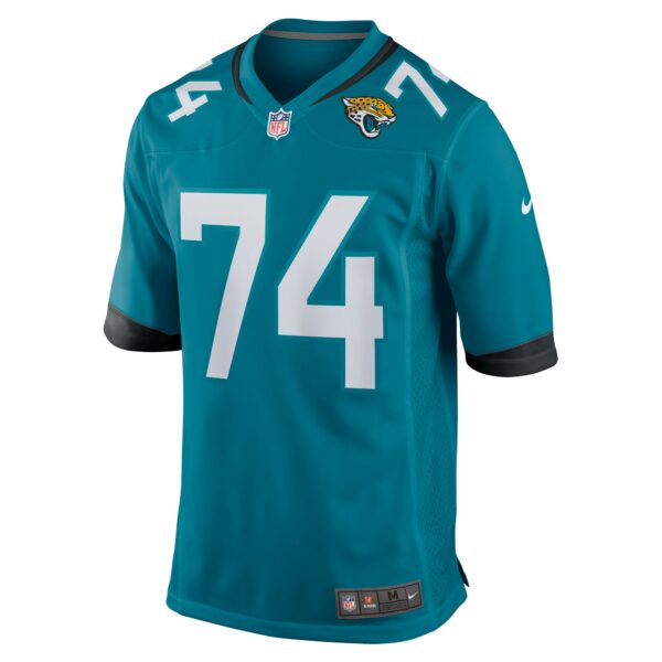 Men’s Jacksonville Jaguars Cam Robinson Nike Teal Game Jersey