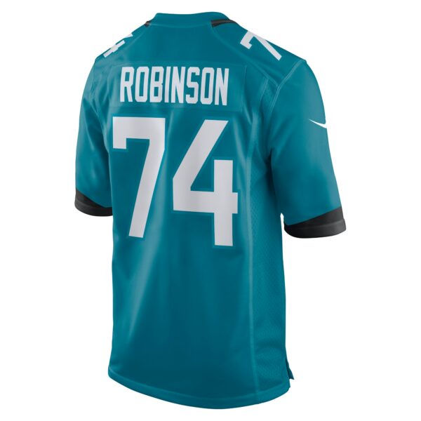 Men’s Jacksonville Jaguars Cam Robinson Nike Teal Game Jersey