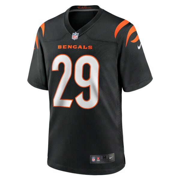 Men’s Cincinnati Bengals Cam Taylor-Britt Nike Black Game Player Jersey