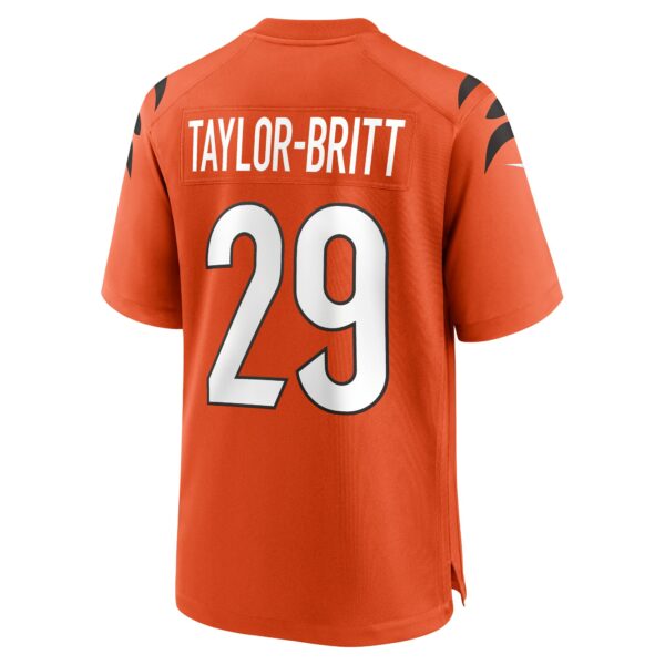 Men’s Cincinnati Bengals Cam Taylor-Britt Nike Orange Alternate Game Jersey