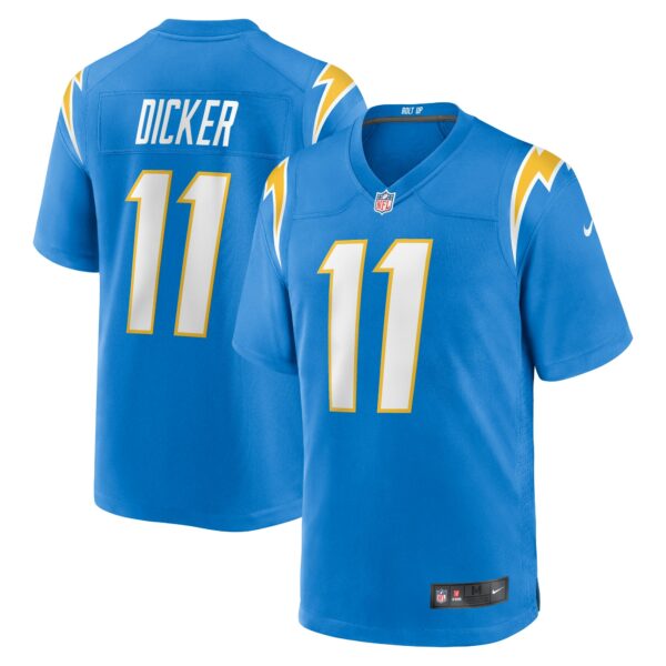 Men’s Los Angeles Chargers Cameron Dicker Nike Powder Blue Game Jersey