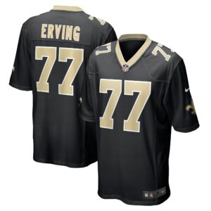 Men's New Orleans Saints Cameron Erving Nike Black Game Jersey