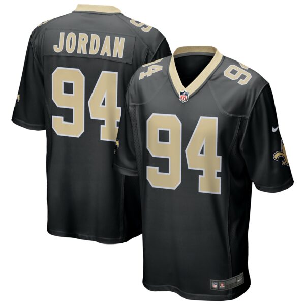 Men’s New Orleans Saints Cameron Jordan Nike Black Game Jersey