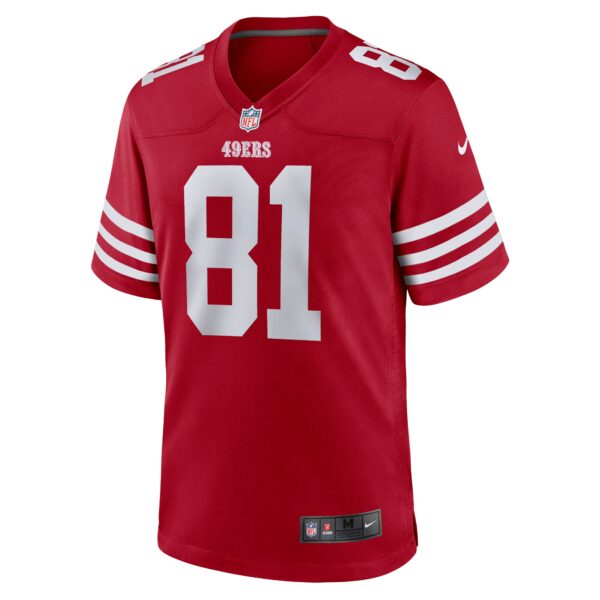 Men’s San Francisco 49ers Cameron Latu Nike Scarlet Team Game Jersey