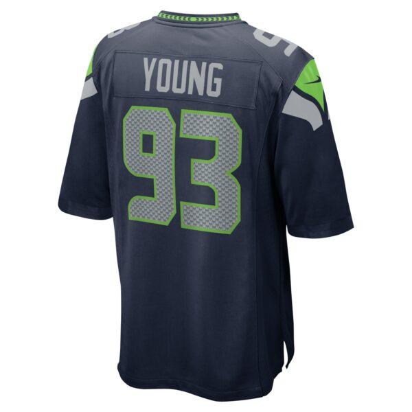 Men’s Seattle Seahawks Cameron Young Nike College Navy Game Jersey