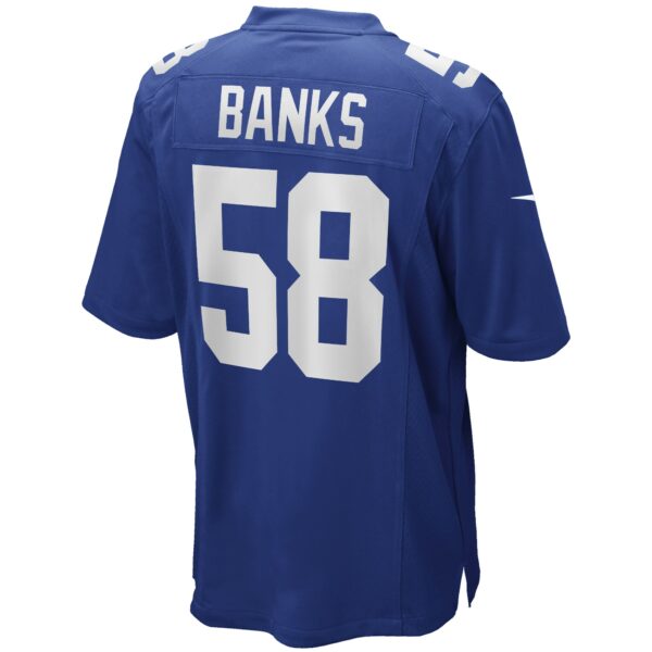 Men’s New York Giants Carl Banks Nike Royal Game Retired Player Jersey