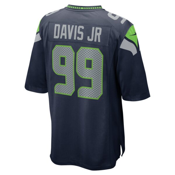 Men’s Seattle Seahawks Carl Davis Jr. Nike College Navy Game Jersey