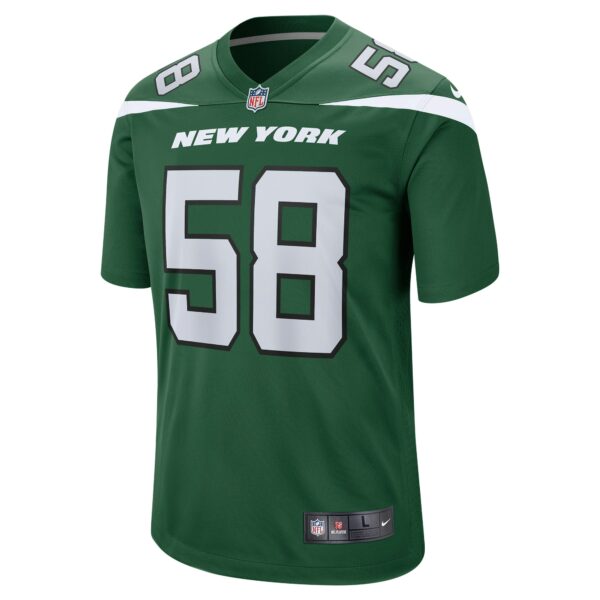 Men’s New York Jets Carl Lawson Nike Gotham Green Game Jersey