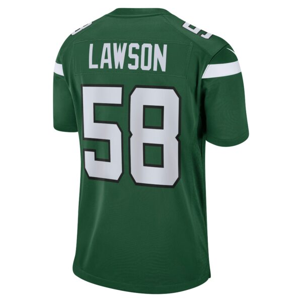 Men’s New York Jets Carl Lawson Nike Gotham Green Game Jersey