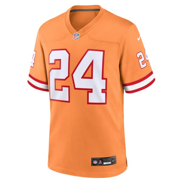 Men’s Tampa Bay Buccaneers Carlton Davis III Nike Orange Throwback Game Jersey