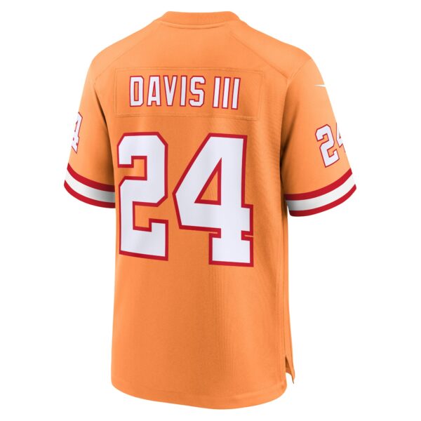 Men’s Tampa Bay Buccaneers Carlton Davis III Nike Orange Throwback Game Jersey