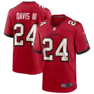 Men's Tampa Bay Buccaneers Carlton Davis III Nike Red Game Player Jersey