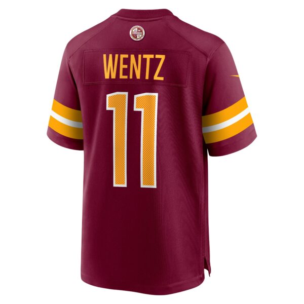 Men’s Washington Commanders Carson Wentz Nike Burgundy Game Jersey