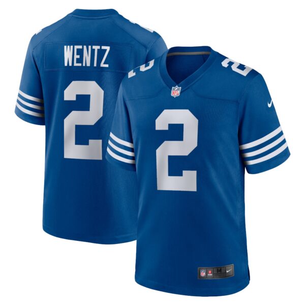 Men’s Indianapolis Colts Carson Wentz Nike Royal Alternate Game Jersey