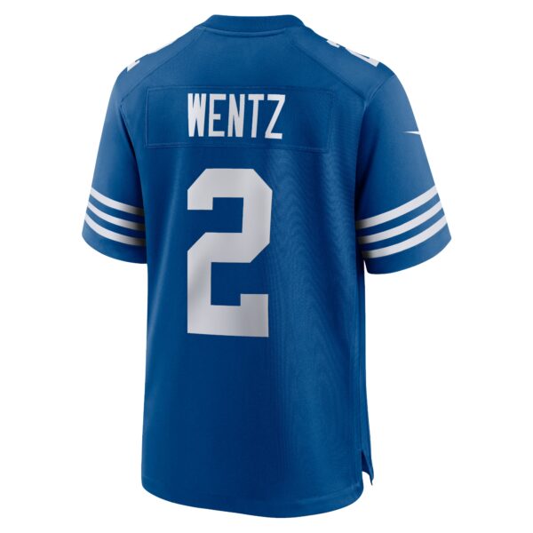 Men’s Indianapolis Colts Carson Wentz Nike Royal Alternate Game Jersey