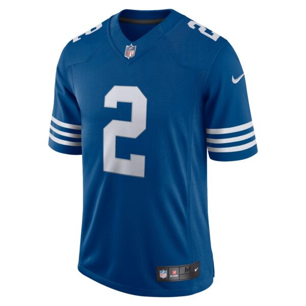 Men’s Indianapolis Colts Carson Wentz Nike Royal Alternate Vapor Limited Jersey