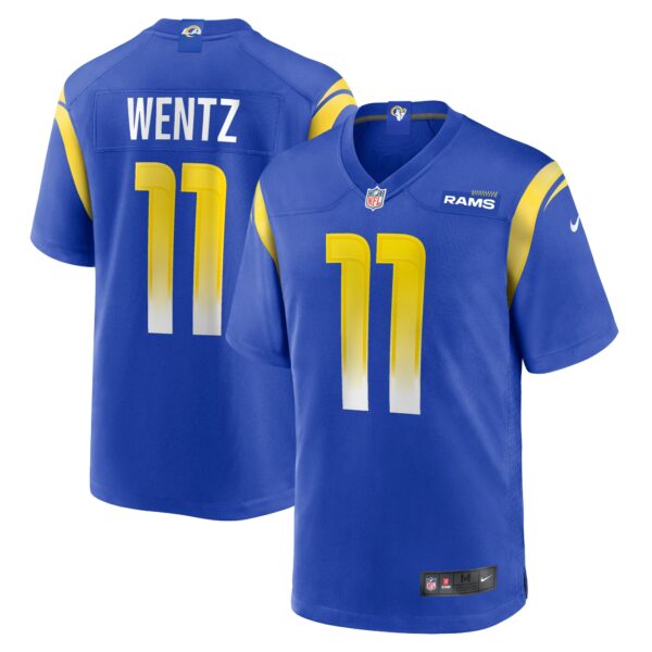 Men’s Los Angeles Rams Carson Wentz Nike Royal Team Game Jersey