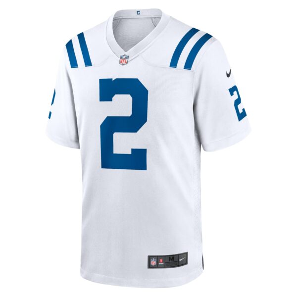 Men’s Indianapolis Colts Carson Wentz Nike White Game Jersey