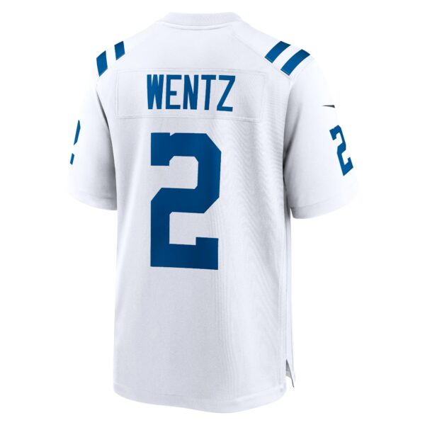 Men’s Indianapolis Colts Carson Wentz Nike White Game Jersey