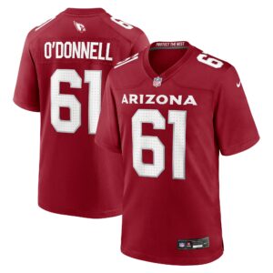 Men's Arizona Cardinals Carter O'Donnell Nike Cardinal Team Game Jersey