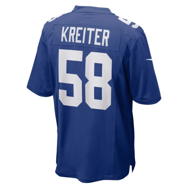 Men’s New York Giants Casey Kreiter Nike Royal Game Jersey