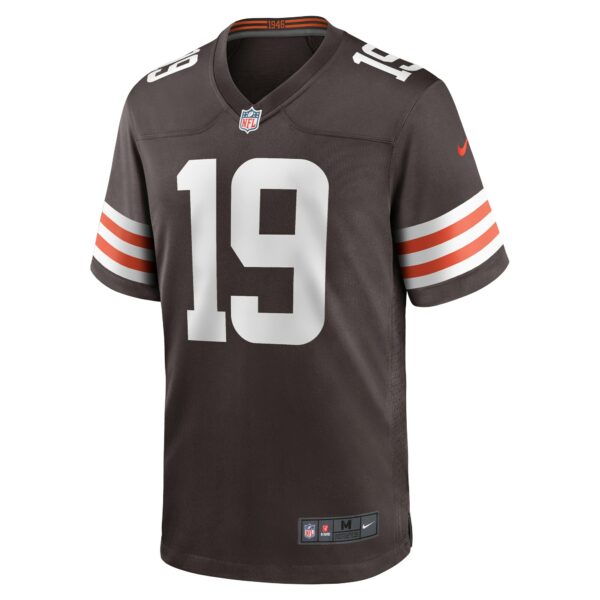 Men’s Cleveland Browns Cedric Tillman Nike Brown 2023 NFL Draft Pick Game Jersey