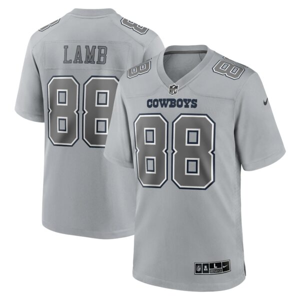 Men’s Dallas Cowboys CeeDee Lamb Nike Gray Atmosphere Fashion Game Jersey