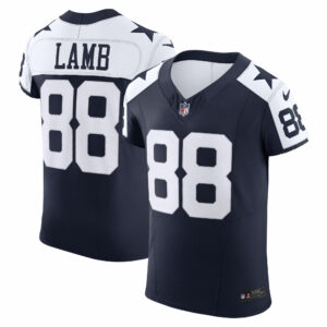 Men's Dallas Cowboys CeeDee Lamb Nike Navy Alternate Vapor F.U.S.E. Elite Jersey