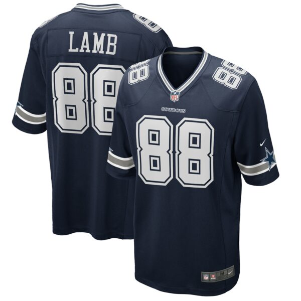 Men’s Dallas Cowboys CeeDee Lamb Nike Navy Game Jersey