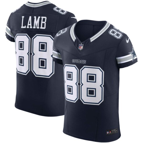 Men’s Dallas Cowboys CeeDee Lamb Nike Navy Vapor F.U.S.E. Elite Jersey