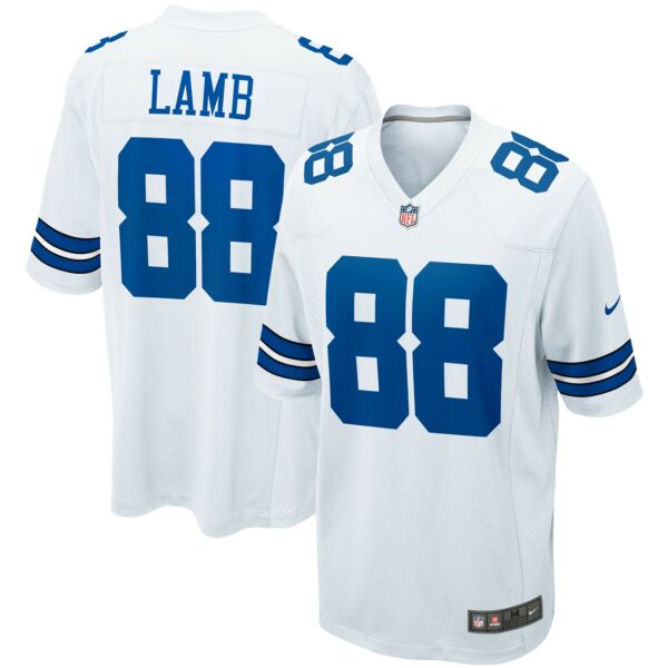 Men’s Dallas Cowboys CeeDee Lamb Nike White Game Team Jersey