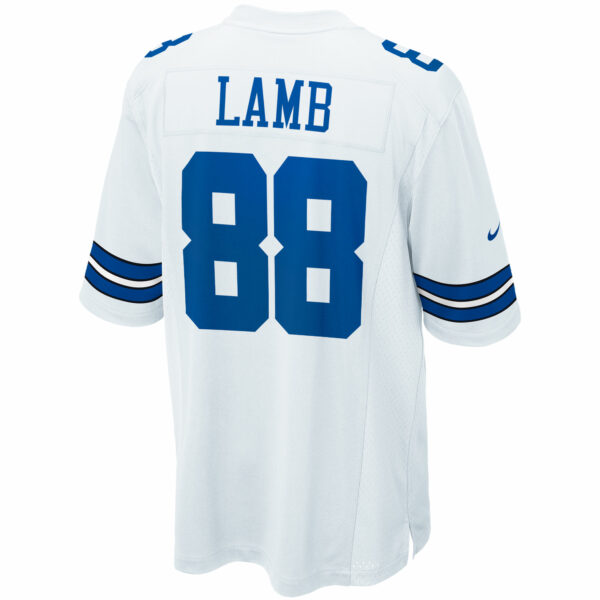 Men’s Dallas Cowboys CeeDee Lamb Nike White Game Team Jersey