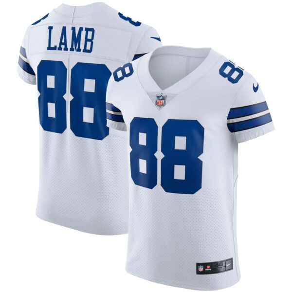 Men’s Dallas Cowboys CeeDee Lamb Nike White Vapor Elite Jersey