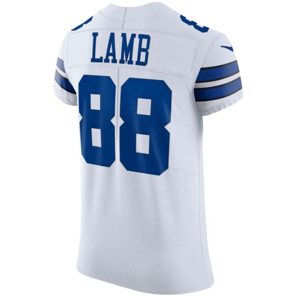 Men’s Dallas Cowboys CeeDee Lamb Nike White Vapor Elite Jersey