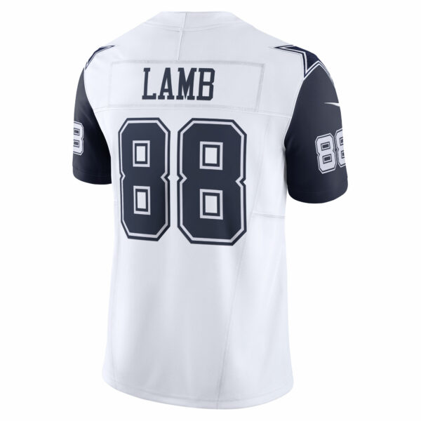 Men’s Dallas Cowboys CeeDee Lamb Nike White Vapor F.U.S.E. Limited Jersey